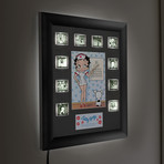 Betty Boop // Back-Lit Framed FilmCells Wall Art Display