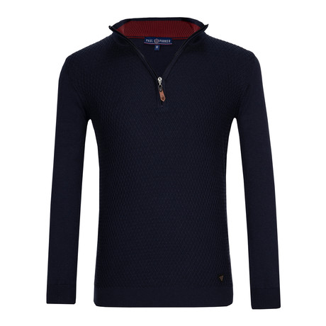 Tate Jersey Sweater // Navy (XS)
