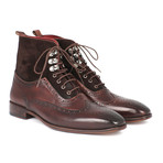 Ankle High Wingtip Boot // Brown (Euro: 39)