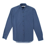 Gaufre Dress Shirt // Pattermed Blue (M)