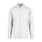 Jean Dress Shirt // Patterned White (L)