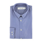 Rbl Dress Shirt // Vertical Stripe Blue (L)