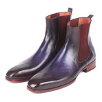 Chelsea Boots // Navy + Purple (US: 7)