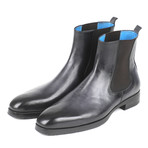 Chelsea Boots // Black + Gray (US: 7.5)