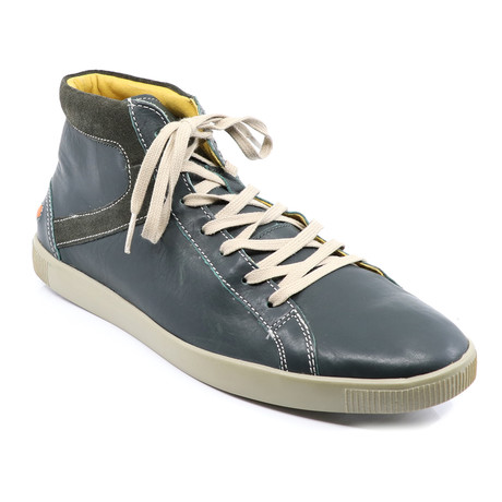 Taggart Lace-Up Boots // Blue Green + Dark Green (Euro: 40)