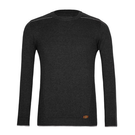 Asher Jersey Sweater // Anthracite (2XL)
