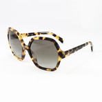 Women's PR06SS Sunglasses // Medium Havana