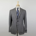 Belvest // Cashmere Blend + Leather 3/2 Button Sport Coat // Gray (Euro: 50)