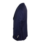 Pal Zileri // Woven Wool Blend Two Button Sport Coat // Navy Blue (Euro: 46)