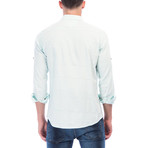 Long Sleeve Button-Up // Solid Mint (S)