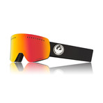 Dragon NFXS Snow Goggles // Black LUMALENS® Red Ion + Rose