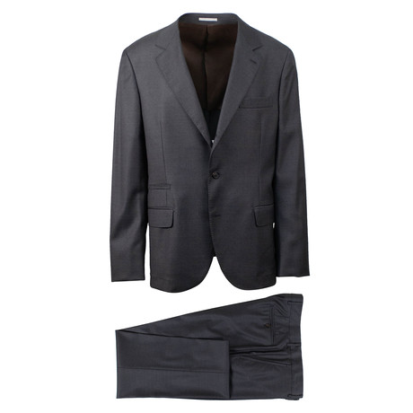 Orion Twill Wool 3/2 Button Suit // Gray (Euro: 46)