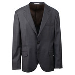 Orion Twill Wool 3/2 Button Suit // Gray (Euro: 46)