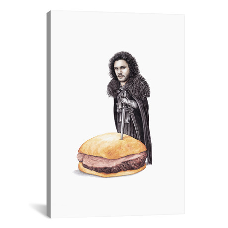 Jon Snow // Celebs on Sandwiches (18"W x 26"H x 0.75"D)