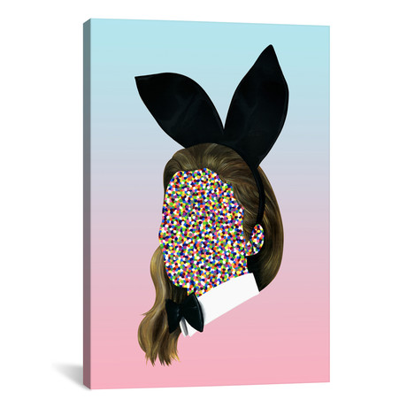 Playboy Bunny // Famous When Dead (18"W x 26"H x 0.75"D)