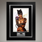 Catwoman Tattoo // Halle Berry, Michelle Pfeiffer + Nathan Szerdy Signed Promotion Art Photo // Custom Frame