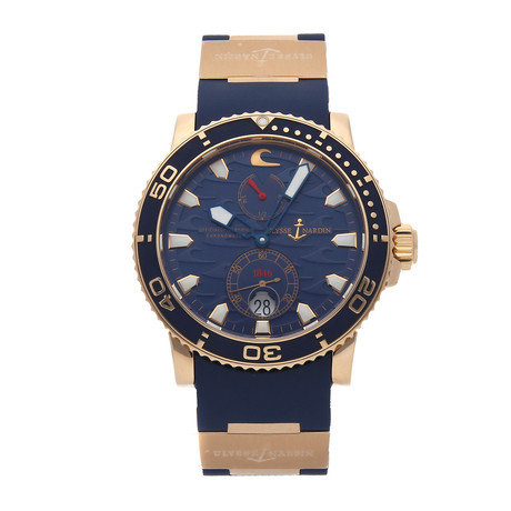 Ulysse Nardin Maxi Marine Blue Surf Chronometer Automatic // 266-36LE-3A // Pre-Owned