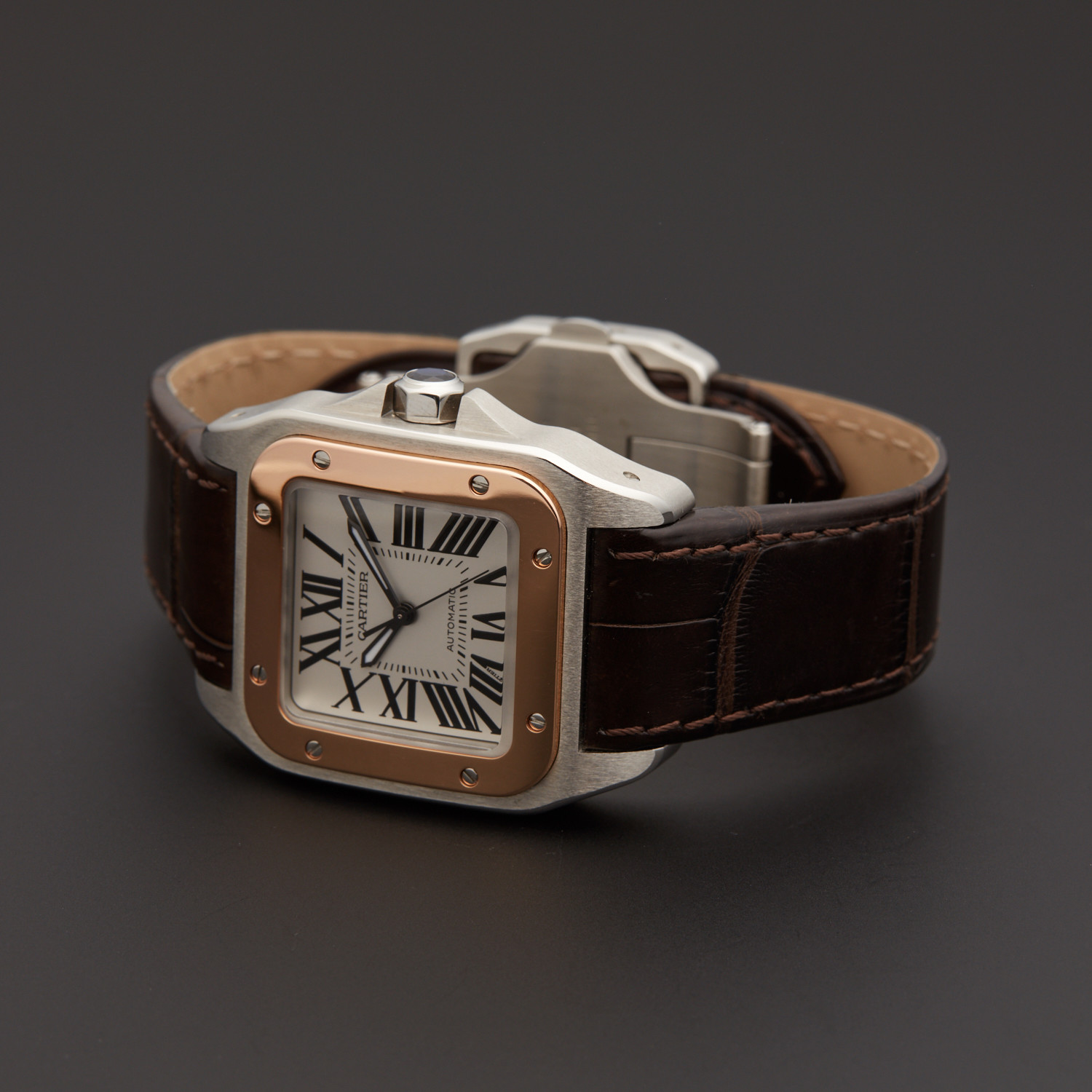 Cartier Santos 100 Automatic // W20107X7 // Pre-Owned - Rolex and ...
