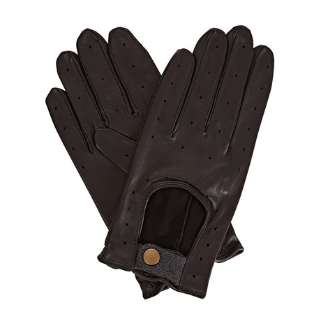 Bernard Leather Driving Gloves // Black (S)