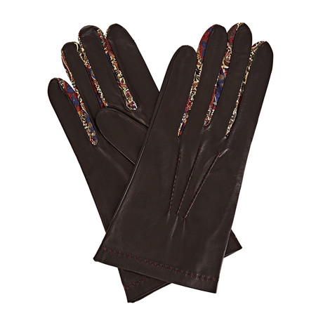 Philomena Leather Gloves // Black (M)