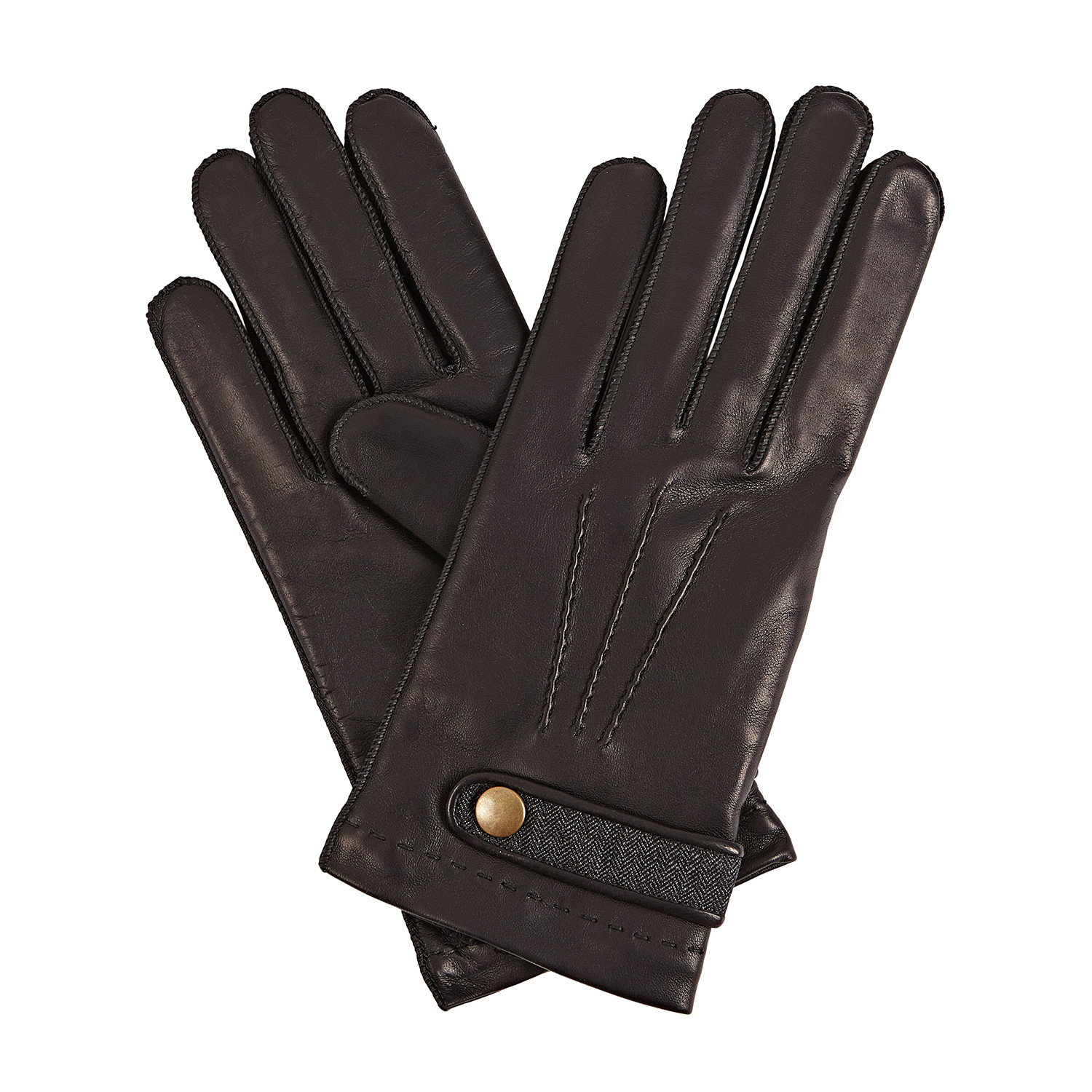 Alfie Merino Wool Lined Leather Gloves // Black (S) - Gizelle Renee ...
