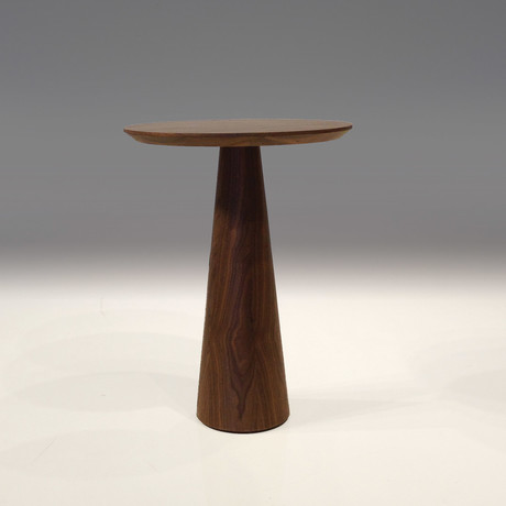 Tower // Large End Table // Natural Walnut