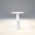 Tower // Large End Table // High Gloss White