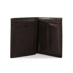 Dark Brown Wallet // Brown