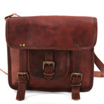 Strong Messenger Bag // Brown