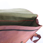 Simple Messenger Bag // Brown