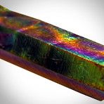 Aura Quartz Authentic Crystal Titanium Bismuth Silicon Points // Museum Display