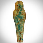 Ancient Egyptian Authentic Glazed Scarab Chest Ushabti Tomb Statue // Museum Display (Statue Only)