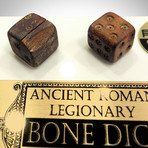 Ancient Roman Authentic Bone Dice // Museum Display (Dice Only)
