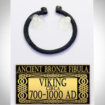 Ancient Viking Authentic Bronze Fibula // Museum Display