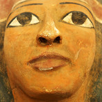 Ancient Egyptian Authentic Large Female Funerary Mask // Museum Display