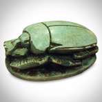 Ancient Egyptian Authentic XL Funerary Scarab Bead // Museum Display (Scarab Bead Only)