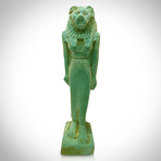 Ancient Egyptian Authentic Sekhmet Faience Tomb Statue // Museum Display (Statue Only)
