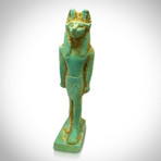 Ancient Egyptian Authentic Anubis Faience Tomb Statue // Museum Display (Statue Only)