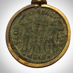 Ancient Roman Empire Authentic Coin Pendant // Museum Display (Coin Pendant Only)