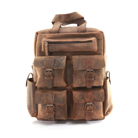 Traveler Backpack // Brown