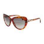 Bulgari // Women's BV8143B Sunglasses // Brown + Orange