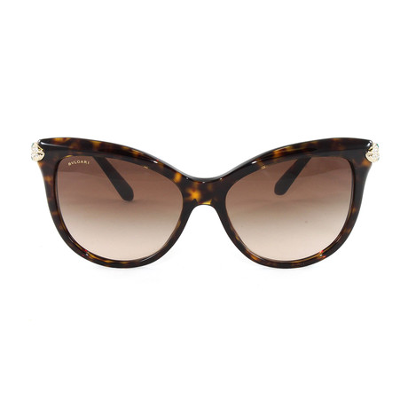 Bulgari // Women's BV8188B Sunglasses // Dark Havana