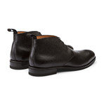 Pebble Grain Leather Chukka Boot // Black (US: 13)
