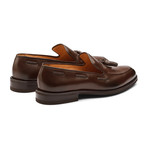 Paxton Classic Braided Tassel Loafer Leather Lined Dress Shoes // Brown (UK: 9)