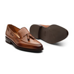 Collin Classic Braided Tassel Loafer Leather Lined Dress Shoes // Tan (UK: 9)