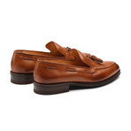Collin Classic Braided Tassel Loafer Leather Lined Dress Shoes // Tan (UK: 6)
