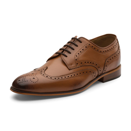 Dillan Oxford Leather Lined Shoes // Tan (UK: 7)