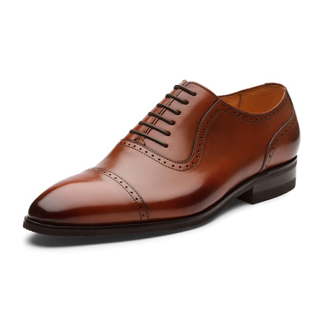 Abel Oxford Leather Lined Shoes // Cognac (UK: 6)