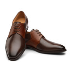 Hudson Oxford Leather Lined Shoes // Brown (UK: 7)