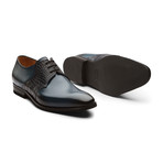 Abdullah Oxford Leather Lined Shoes // Navy Blue (UK: 11)